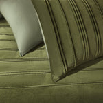 Pleated Groove Velvet Duvet Cover Set