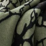 Threaded Roots Wool Throw Blanket