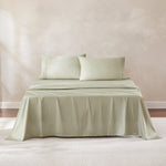 Pleat Cotton Sheet Set