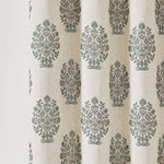 Sofia Flower Block Bouquet Shower Curtain