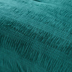 Azalea Ruched Velvet Stripe Comforter Set