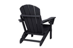 Folding Adirondack Chair with Side Table, 3-Piece Set