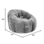 Bean Bag Chair with Armrests and High-Density Foam