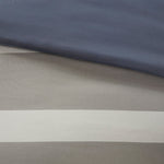 Queen Striped Comforter Set with Bed Sheets