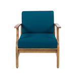 Perla Contemporary Club Chair with Water-Resistant Cushion