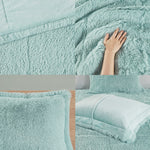 Twin/Twin XL Shaggy Long Fur Comforter Mini Set