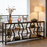 Durable Sofa Console Table with Generous Storage
