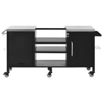 K&K 72.4' Large Grill Table for Big Green Egg