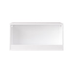 Open Toy Storage Box For Kids, Organizer Bin For Plush Toys, Books - White