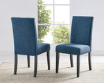 Eleanor Upholstered Dining Chairs with Nailhead Trim - Set of 2