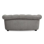 Kiki 36.5' Chesterfield Dog Sofa Bed, Medium, Uptown Gray Stain Resistant High Performance Polyester