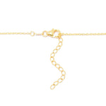Gem Treasures Choice of 8mm Gemstone & White Zircon Station Necklace