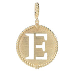 Passport to Turkey Gold Plated Choice of Cutout Initial Enhancer Pendant