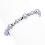 Toscana Italiana Setosa Martellato Bead & Hammered Rondelle Bracelet