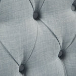 Upholstered Accent Chair with Button Tufted Back and Removable Seat Cushion