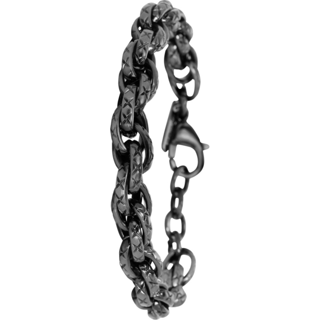 Invicta Elements Men's 8" Stainless Steel Chain Bracelet