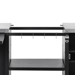 K&K 72.4' Large Grill Table for Big Green Egg