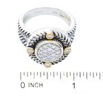 Melodia Diamonds 18K Vermeil 0.48ctw Round Lab Grown Diamond Cluster Ring