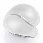 Toscana Italiana Gold or Platinum Plated Electroform Polished Bypass Ring