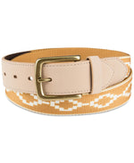 Men's Yellow Faux Leather Printed Belt - Regular Size