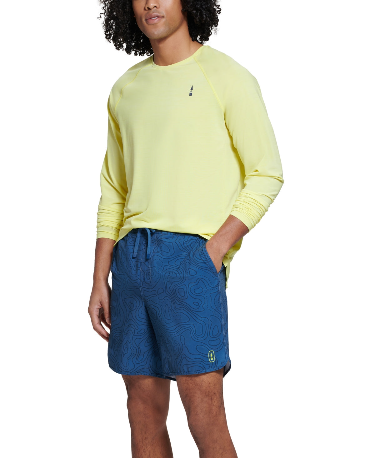 BASS OUTDOOR Men's Fitness Long Sleeve Shirt