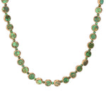 Southwest Elements Sterling Silver Choice of Gemstone Coin & Gem Bead Necklace