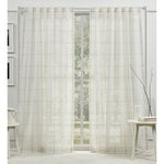 Rubin Sheer Back Tab Rod Pocket Curtain Panel