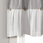 Linen Button Valance