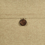 Linen Texture Woven Button Decorative Pillow Cover