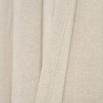 Faux Linen Grommet Window Curtain Panel Set