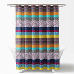 Boho Stripe Shower Curtain