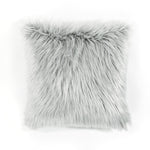 Mongolian Luca Soft Faux Fur Decorative Pillow Cover
