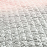 Glitter Ombre Metallic Print Quilt Set With Pillowcases