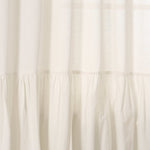 Farmhouse Faux Linen Tab Top Window Curtain Panel
