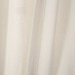 Farmhouse Faux Linen Tab Top Window Curtain Panel