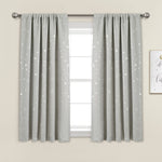 Star Blackout Window Curtain Set
