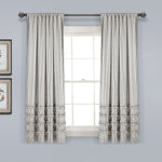 Vintage Stripe Yarn Dyed Window Curtain Panel Set