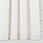 Farmhouse Boho Stripe Woven Tassel Yarn Dyed Recycled Cotton Blend Window Curtain Panel Set
