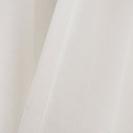 Faux Linen Grommet Color Block Window Curtain Panel
