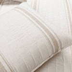 Farmhouse Stripe Reversible Cotton Quilt Set
