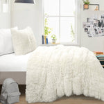 Emma Faux Fur Comforter Set