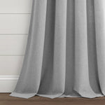 Farmhouse Boho Stripe Woven Tassel Yarn Dyed Recycled Cotton Blend Window Curtain Panel Set