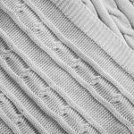 Cable Soft Knitted Blanket/Coverlet