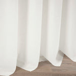 Belgian Flax Prewashed Linen Rich Cotton Blend Window Curtain Panel