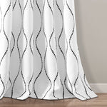 Swirl Light Filtering Window Curtains