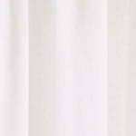 Boho Faux Linen Texture Tassel Window Curtain Panel