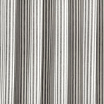 Farmhouse Vintage Stripe Recycled Cotton Blend Window Curtain Panel Set