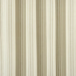 Farmhouse Vintage Stripe Recycled Cotton Blend Window Curtain Panel Set