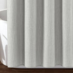 Farmhouse Vintage Stripe Yarn Dyed Recycled Cotton Blend Shower Curtain
