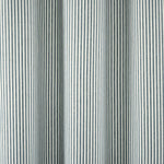 Farmhouse Vintage Stripe Yarn Dyed Recycled Cotton Blend Shower Curtain
